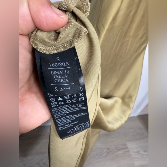 All Saints Green Tierny Coni Slip Dress Size Small - Picture 7 of 7